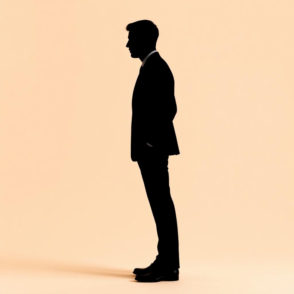 Silhouette representation of senior counsel